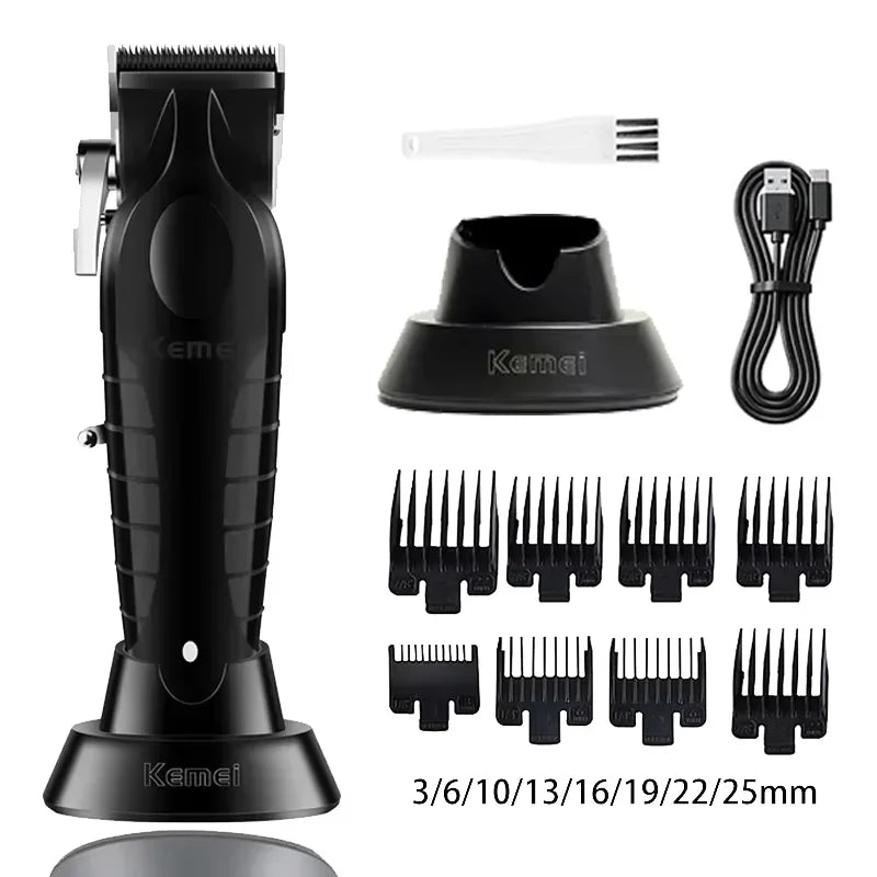 Kemei KM-2296 KM-2299 KM-1102 Hair Clipper Kit Men's Electric Shaver Hair Trimmer Machine Professional Hair Cutting Machine