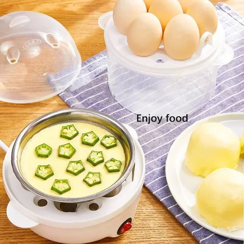 Multifunctional Electric Egg Boiler Double Layers Cooker Mini Steamer Poacher Kitchen Cooking Breakfast Machine breakfast maker