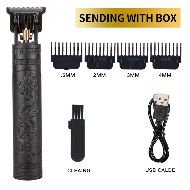 2025 T9 Hair Clipper Repair Beard Shaving Body Hair Trimmer Clippers Electric Machine Men Haircut Machine 0mm Barber Shaver