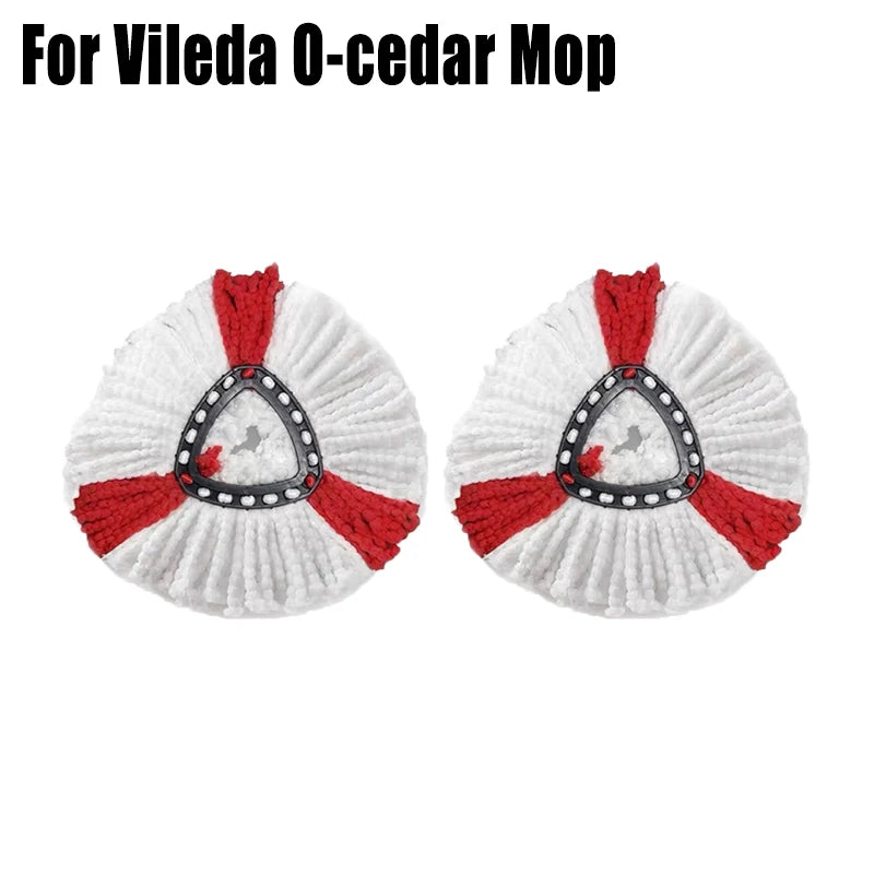 Mop Head Replacement for O-cedar and Vileda EasyWring 1 Tank System Washable Mop Pad  Reusable Mopping Cloth 360 Rotatable Mop