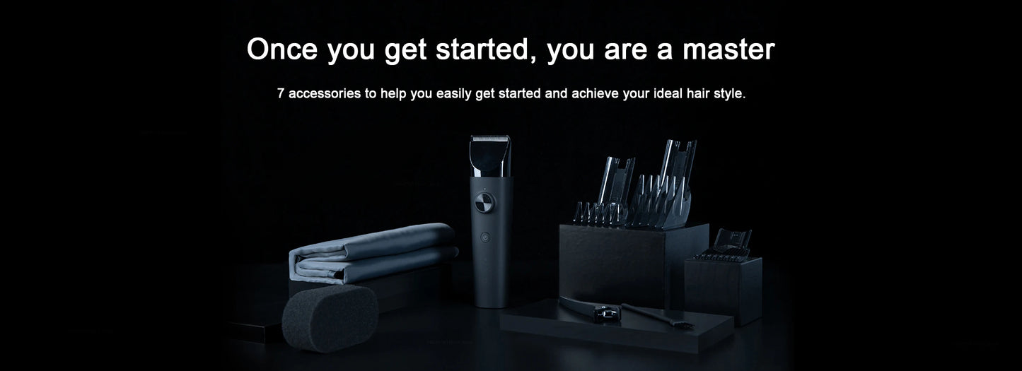 XIAOMI MIJIA Hair Trimmer Machine IPX7 Waterproof Hair Clipper Professional Cordless Electric Hair Cutting Barber Trimmers Men