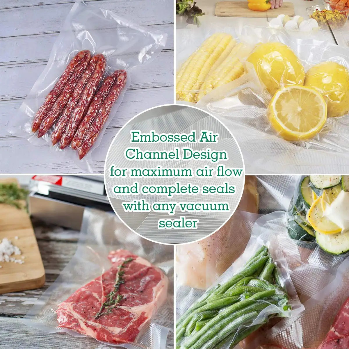 1 Roll 300CM Vacuum Seal Bags For Food, Food Saver Bags Rolls, Household Vacuum Packing Bag, Vacuum Sealer, Vacuum Storage Bags