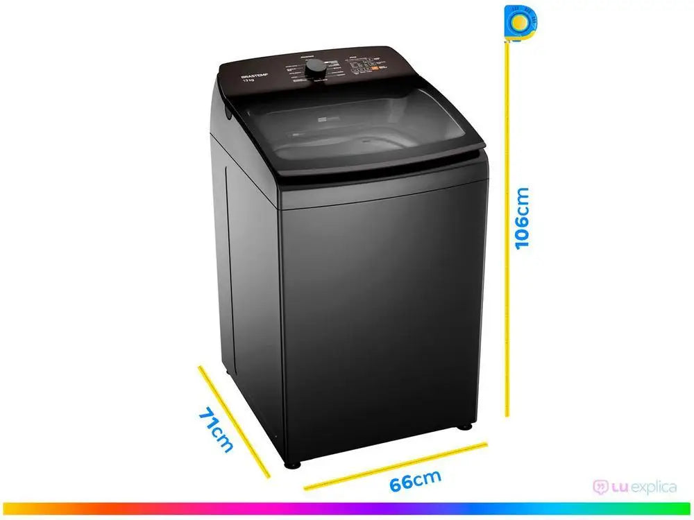 Washing Machine Brastemp 13kg Stainless Steel Basket-110V