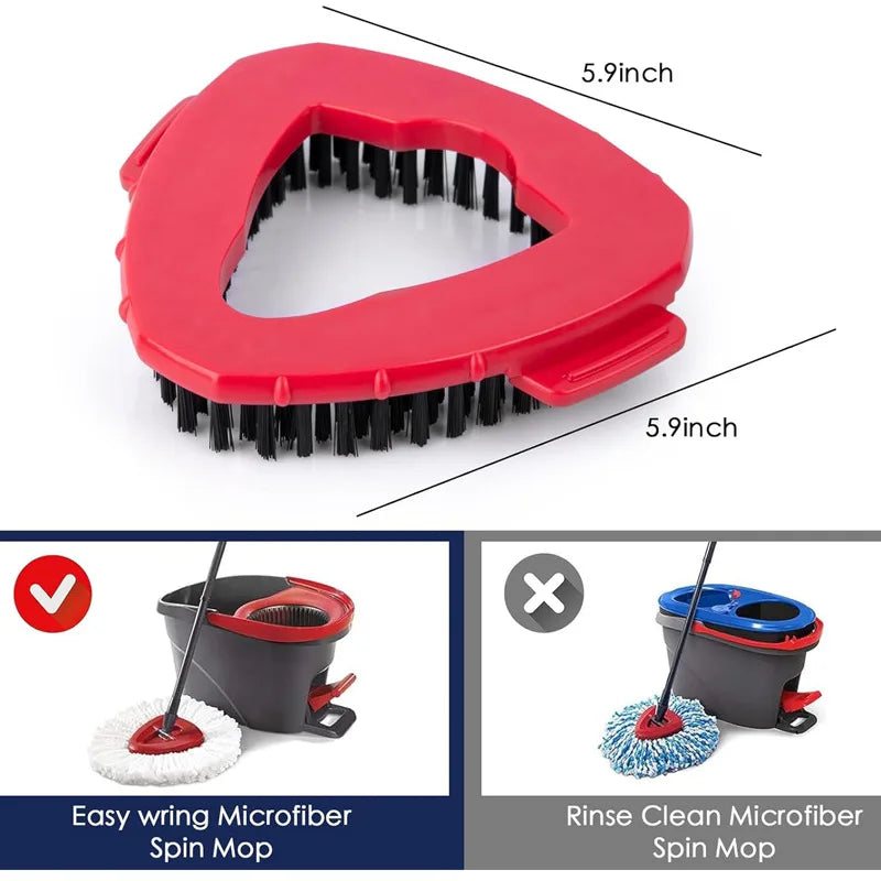 Mop Head Replacement for O-cedar and Vileda EasyWring 1 Tank System Washable Mop Pad  Reusable Mopping Cloth 360 Rotatable Mop