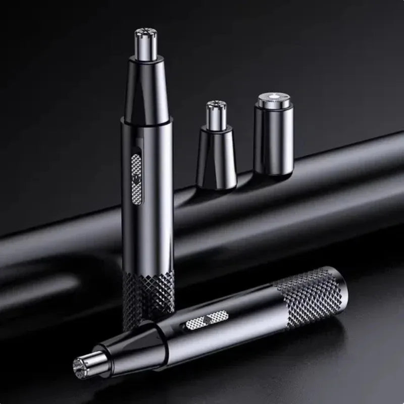 Ear and Nose Hair Trimmer for Men 360 Rotating Dual-Blade Electric Shaver Professional Ear Nose Hair Clipper Facial Hair Removal
