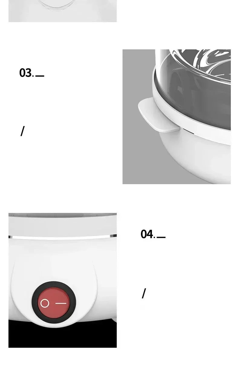 Multifunctional Electric Egg Boiler Double Layers Cooker Mini Steamer Poacher Kitchen Cooking Breakfast Machine breakfast maker