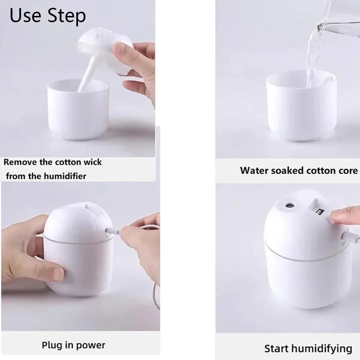 1pc  Compact USB Aroma Diffuser & Humidifier withLED Night Light - Pink & Mint Green, Essential Oil Atomizer for Homeand Car Use