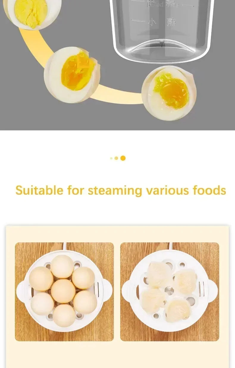 Multifunctional Electric Egg Boiler Double Layers Cooker Mini Steamer Poacher Kitchen Cooking Breakfast Machine breakfast maker