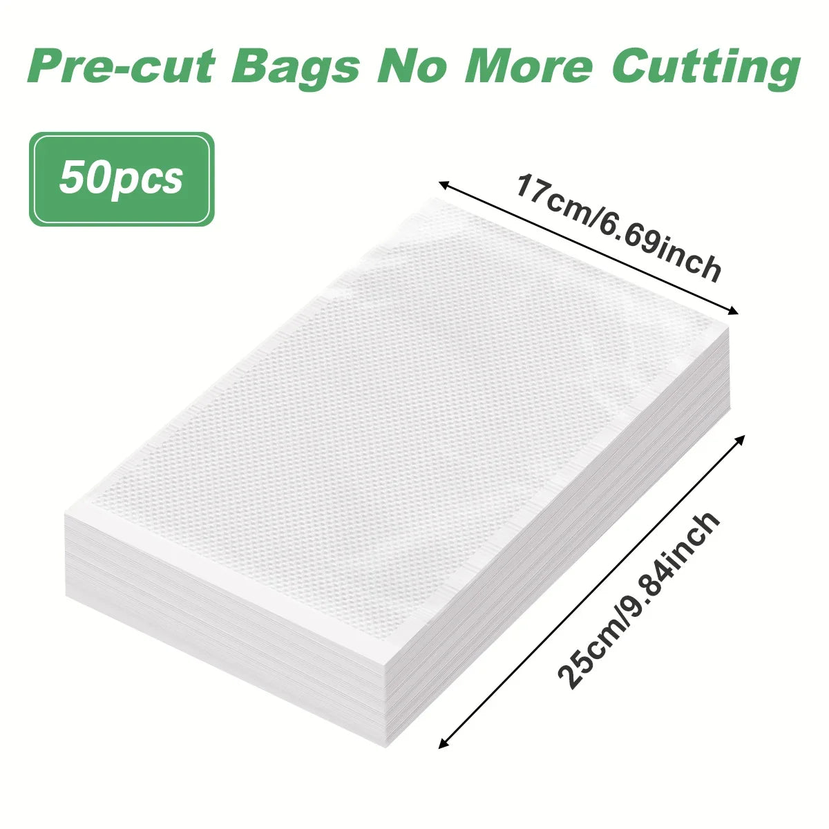 50pcs/lot Kitchen Vacuum Bags for Food Vacuum Sealer Packing Machine Food Storage Bag BPA-Free Kitchen Accessories