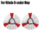 Mop Head Replacement for O-cedar and Vileda EasyWring 1 Tank System Washable Mop Pad  Reusable Mopping Cloth 360 Rotatable Mop