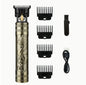 Professional Men's Electric Hair Clipper, USB Rechargeable Trimmer for Beard & Haircut, Cordless Grooming Kit, Father's Day Gift