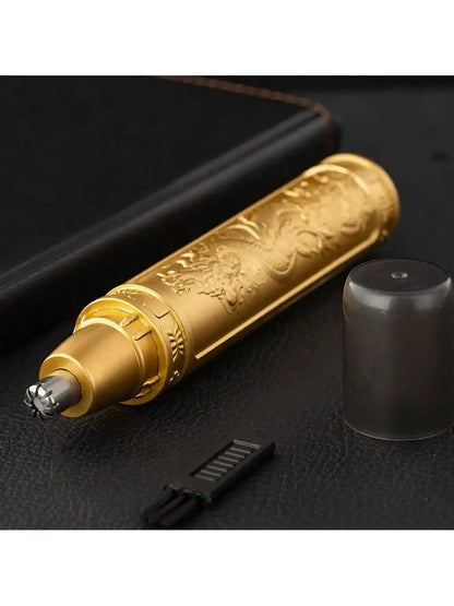 Ear and Nose Hair Trimmer for Men 360 Rotating Dual-Blade Electric Shaver Professional Ear Nose Hair Clipper Facial Hair Removal