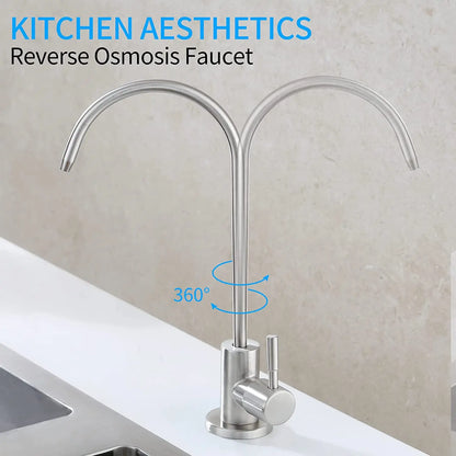 Water Purifier Faucet, Lead-Free Filtered Faucet Fits Reverse Osmosis Units or Water Filtration System Kitchen RO Faucet