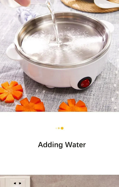 Multifunctional Electric Egg Boiler Double Layers Cooker Mini Steamer Poacher Kitchen Cooking Breakfast Machine breakfast maker