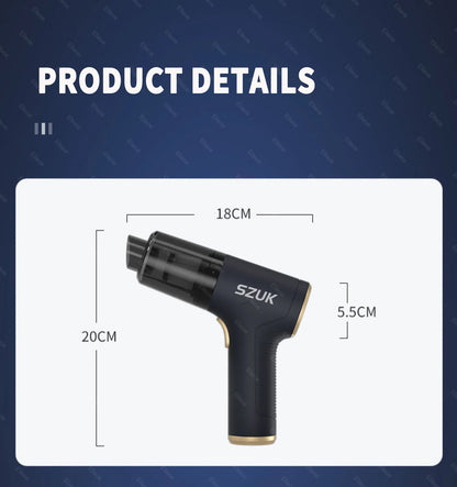 SZUK 18000PA Car Vacuum Cleaner Mini Portable Duster Handheld Cleaning Machine Home Appliance Powerful Wireless Vacuum Cleaner