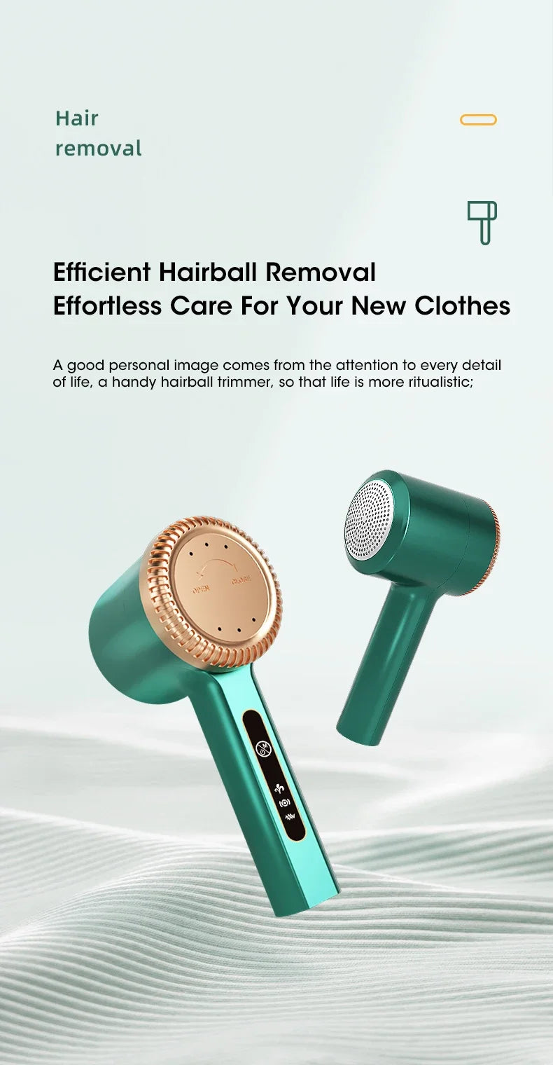 Portable Lint Remover for Clothes Usb Rechargeable Electric Hair Ball Trimmer Fuzz for Sweater Clothes Cardigan Serve Remover