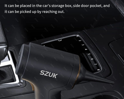 SZUK 18000PA Car Vacuum Cleaner Mini Portable Duster Handheld Cleaning Machine Home Appliance Powerful Wireless Vacuum Cleaner
