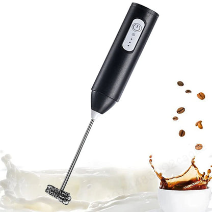 Wireless Milk Frothers Electric Handheld Blender Electrical Mini Coffee Maker Whisk Mixer With USB For Coffee Cappuccino Cream