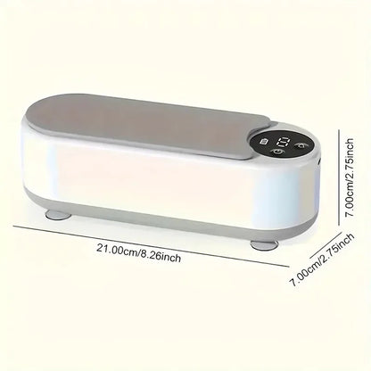 jewelry cleaning machine, jewelry automatic 360 ° deep cleaning tool, ultra portable, USB charging, high-frequency vibration